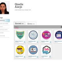 Credly Badges From Finishing Modules Related To Freelancing