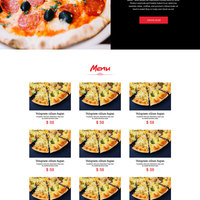 Web page mockup