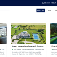 Real Estate Management Search page