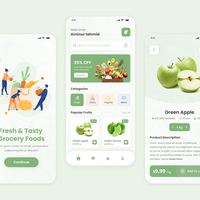 Grocery Mobile App Design