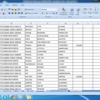 Encoded and filtered only for one barangay. 5th Page