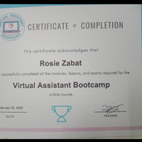 Virtual Assistant Certificate