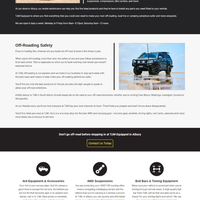 TJM Equipped Website