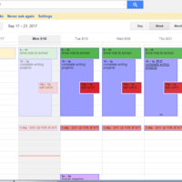 Schedule Management using Google Calendar