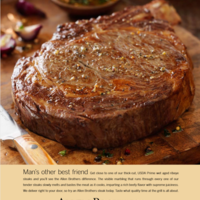 Display ad copy for Allen Brothers Steaks