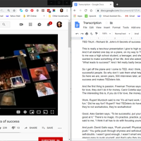 Transcription and Google Docs