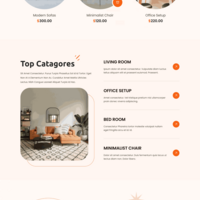 Furniture Landing Page Design