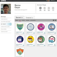 Credly learning badge earned