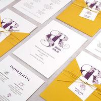 Bespoke wedding invitation