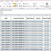 Excel Work