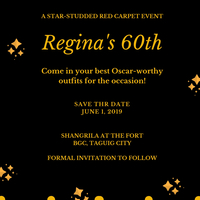Invite made for a family friend