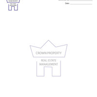 Letter head for cown property