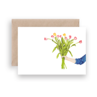 Spring Card for Lykkefund Paper