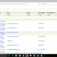 Managing client database
