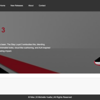 Sample Project Nike Website