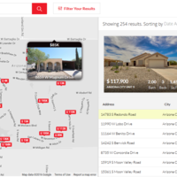 Google Map based search system