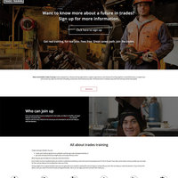Business relationship website design