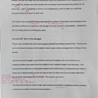Edits to a client's personal finance ebook