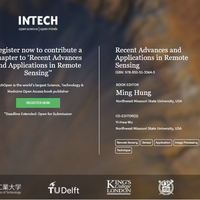 Recent Advances and Applications in Remote Sensing (2017)