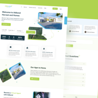 Adbond harvest and homes website and web app 