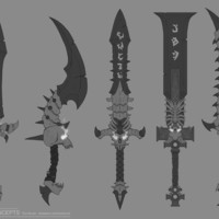 Stylized Death Sword Concepts
