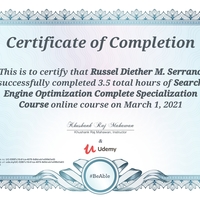 Search Engine Optimization Certification