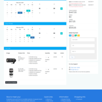 Laravel site for renting camera lens checkout page