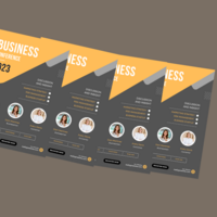 A professional business flyer