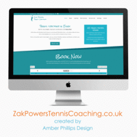 Zak Powers Tennis Coaching website design