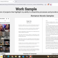 Video Editing and Fiction Ghostwriting
