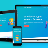 Site for amoCRM integration