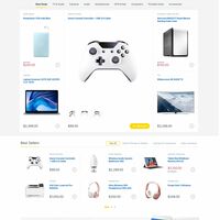 WordPress electronic store with Elementor Pro.