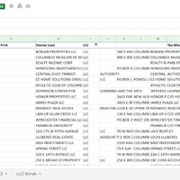 Data scrubbing for Real Estate