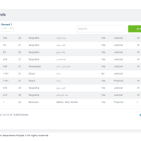 CFMS - Listing page (Vue.js)