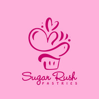 Sugar Rush Logo in Pink