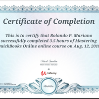 Quickbooks Certificate