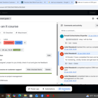 Trello Task Completed and Labelled For Reviewing
