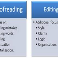 Editing and Proofreading