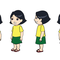 Lina_character design (model sheet)