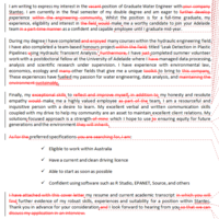 Cover Letter Proofread