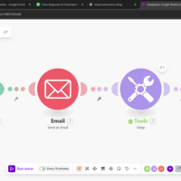 Process automaton using Make.com