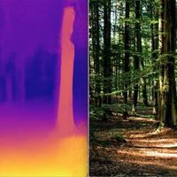 Depth map for drone navigation