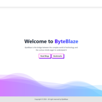 Tech blog with fast loading and clean layout.