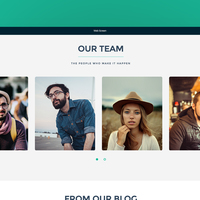 Layout for WordPress Theme - AGENZIA