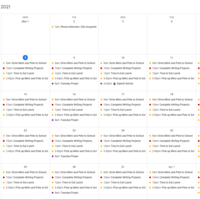 Calendar Management