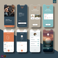 TrackFit App UI
