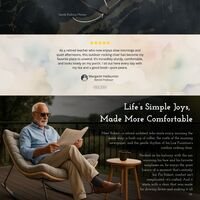 Lux Furnitures Outdoor Rocking Chair Sales Funnel Design