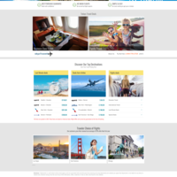 Flight booking website