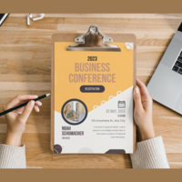 A professional business flyer