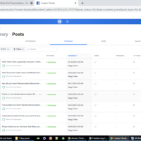 Facebook page Scheduling 
